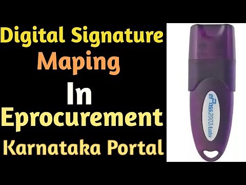How to Maping Or Register Digital Signature To Eprocurement Portal