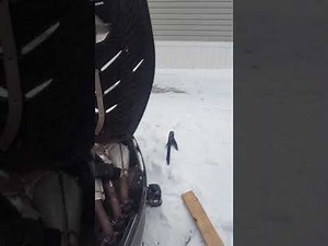 How to de ice frozen fuel line in a snowmobile