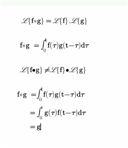 Laplace Transform Convolution #maths #mathematics