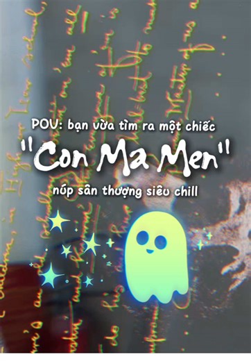 Bạn vừa tìm ra một chiếc “Con Ma Men” núp sân thượng siêu chill💖 #ConMaMen #Quan3 #Dailyvlog #caphesaigon #rooftopsaigon