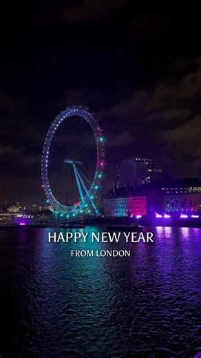 GIOACCHINO RUSSO | LONDON | UK on Instagram: "Happy New Year everyone ✨ Wishing you all the best from London 🎆 #londonfireworks2026"