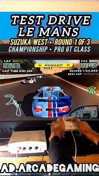 Test Drive Le Mans: Pro GT Class Suzuka West Round 1 of 3 Arcade Racing Sega Dreamcast Gameplay