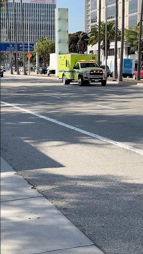 LAFD Ambulances Responding at LAX #emergencyresponse #ambulance #ems