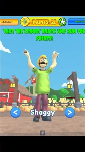 DON'T steal hungry Shaggy's food 🤣 #roblox #denzel Roblox Obby