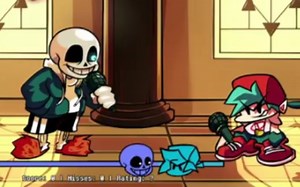 FNF' - VS. Skeleton Bros [CANCELLED] BONELY ONE Unfinished Official Chart