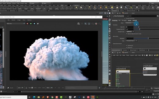 houdini渲染引擎 render engines in houdini vray volume shader