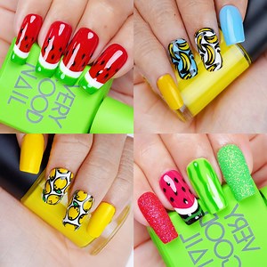 13M views · 170K reactions | 5 Different Ways To Use A Nail Stamper! Fruits theme | Tasty Plus | Facebook