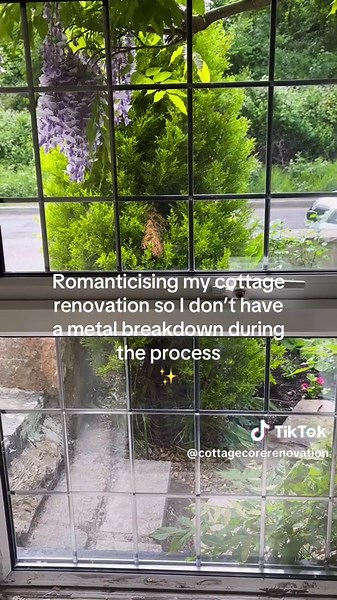 1800’s cottage renovation on TikTok