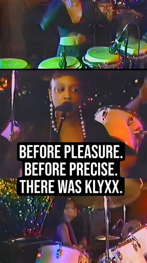 Before Pleasure. Before Precise. There was KLYXX. One of the first all-female Go-Go bands, KLYXX, live at the Kalabash, back in ’92. Shawn on drums holding it down. And peep this… Karis on second mic, long before she became the lead talker for Bela Dona. This is the part of Go-Go history people skip over, women building lanes before there were even examples to follow. No templates. No shortcuts. Just talent, confidence, and presence. KLYXX wasn’t following the wave. They were part of what made i