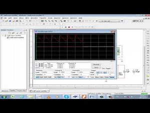 Half wave rectifier circuit using multisim + filtering