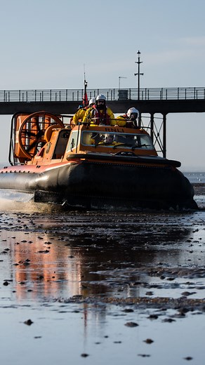 122K views · 1.1K reactions | The best reaction to seeing our hovercraft for the first time.  Chadwell Heath Rangers were lost for words when they saw our hovercraft RNLI Southend Lifeboat. We're glad they think it's an impressive as we do! Credit: Chadwell Heath Rangers #Hovercraft #RNLI #Reaction #SavingLivesAtSea #EmergencyVehicles #EmergencyServices #Southend | RNLI | Facebook