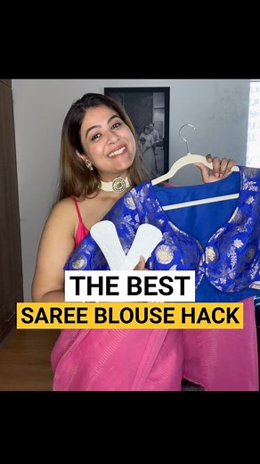 Jagisha Upadhyay on Instagram: "Summer & sweat can put you in a fix! Try this hack this wedding season and say bye bye to sweaty patches! #saree #sarees #sareeblouse #sareeblousedesigns #sareeblouseinspiration #sareeblousedesign #sareeblousefashion #blouse #blousedesigns #blouses #sareelover #sareelovers #sareelove #blouseinspiration #sareereels #tipsandtricks #hacks #reelsindia #reelkarofeelkaro #reelkarofeelkaro❤ #reelkrofeelkro #sareenotsorry #sareereelsindia #sareeinfluencer"