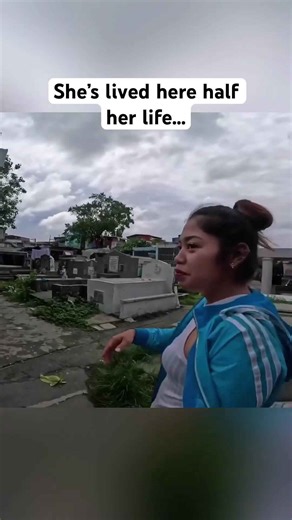 She lives in the cemetery: A unique life
