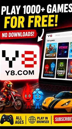 🎮 Play Thousands of Games for FREE on Y8! #shorts