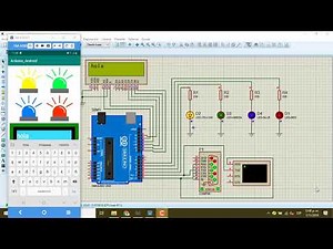 LCD & LED (Proteus & Arduino & Android Studio "Bluetooth")