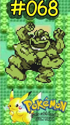 Pokemon Yellow Sprites - #068 Machamp!