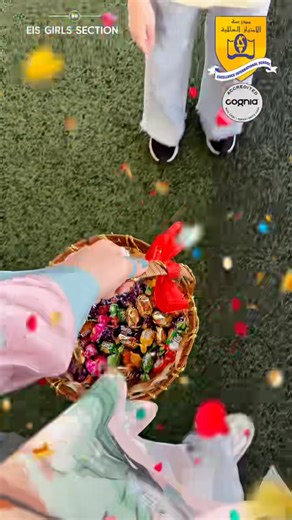 🍬 Sweet treats to greet you! Celebrating smiles and joy on our Fun Day at EIS Girls Section! 🎉💖 #ExcellenceInternationalSchool #EISGirlsSection #FunDay #SweetMoments #SchoolCelebration #JoyfulDay #StudentLife #CreativeFun #HappinessAtSchool | Eis Girls Section
