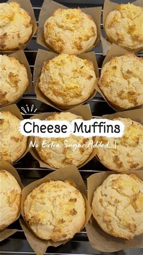 Cheese Muffins 🧀🧁 No Extra Sugar Added! 😍