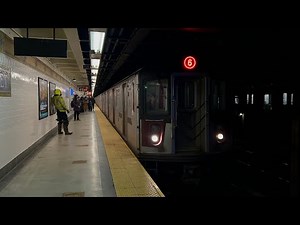 IRT Lexington Ave Line: (4) (5) Express and (6) Local Trains @ 110th Street (R62A, R142, R142A)