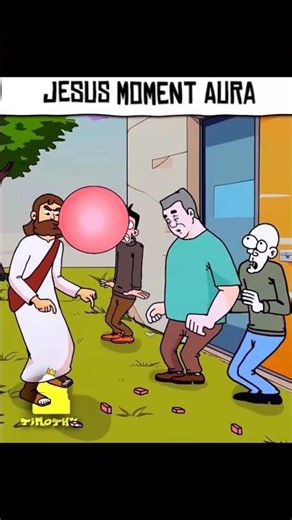 JESUS FORMS A BUBBLE TO SAVE THE EARTH !