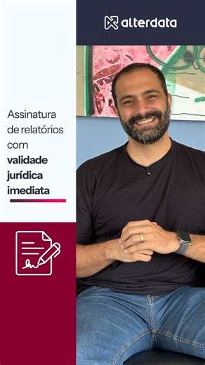 O maior sistema contábil do Brasil on Instagram: "Economize tempo na validação de relatórios! Chega de perder horas com a validação legal de balanços, balancetes e DREs! Com a assinatura digital no Contábil da Alterdata, seus relatórios ganham validade jurídica imediata, direto no sistema! Garanta mais segurança e agilidade no fechamento e envio de seus relatórios. Conheça agora o Contábil (link na bio) #alterdatacontabil #alterdatasoftware #alterdata"