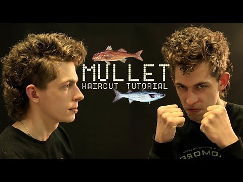 ✂️ MODERN QUIFF MULLET / haircut tutorial / men curly hair