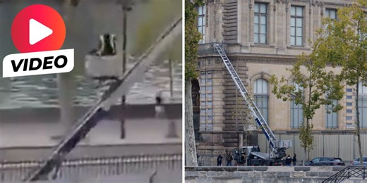 Louvre: Video zeigt Flucht im von Räubern per Hebebühne | Nau.ch