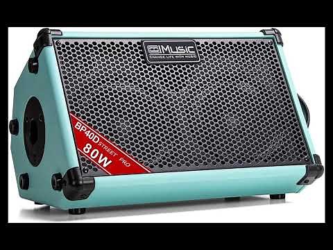 Review: Coolmusic BP40D Acoustic Guitar Amp – 80W Battery-Powered with Effects & Bluetooth!