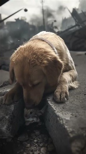 Animals Survived the War… By Saving Each Other ❤️🐺🐱🐰