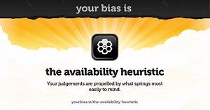 Your bias is the availability heuristic