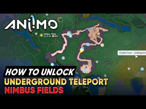 How to Unlock UNDERGROUND TELEPORT in Nimbus Fields Aniimo