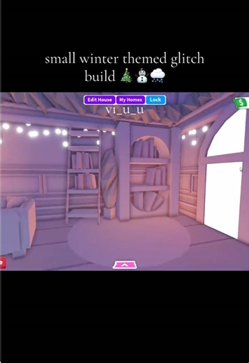 this is a pretty old build if u couldnt tell just reuploaded ^^ still ft! #adoptme #adoptmebuilds #glitchbuild #roblox #fyp #pink #winter #pink