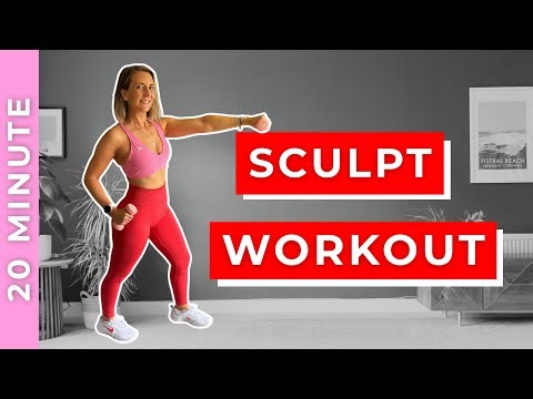 20 Min Full Body Workout with Light Weights | No Repeat, At Home