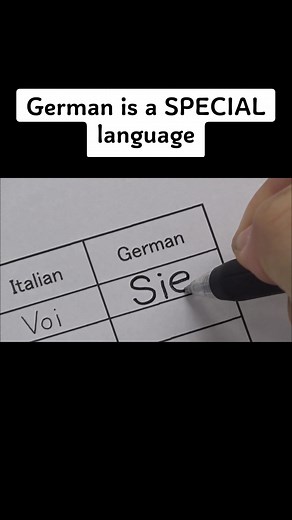 German is a SPECIAL language #german #english #russian #japanese #italian #language #TikTok1mvp