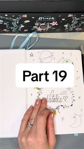 Outlining & colouring my “This book belongs to” page ✍️📖 The very first page of my reading journal — finally getting some colour. It’s not finished yet… I’m debating soft pencil shading to make the background pop, but I always overthink and end up doing too much 😅 #bookjournaling #journalwithme #readingbooks #creativejournaling #booklovers