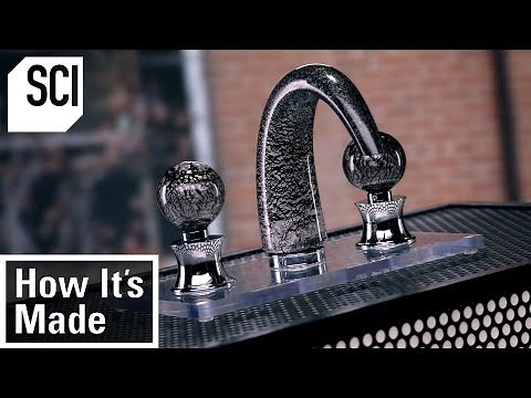 How to Design and Construct a Glass Faucet | How It's Made