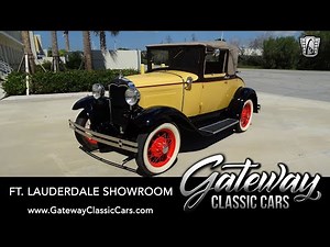 1930 Ford Model A Cabriolet at Gateway Classic Cars of Ft Lauderdale #1293