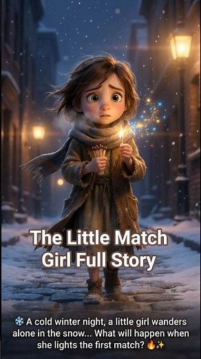 The Little Match Girl ❄️🔥 | Full Story | Classic Fairy Tale Animation #storytime #cartoon #disney