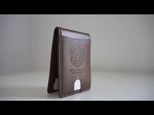 WLDOHO Portefeuille Mince pour Homme | Porte Cartes avec Protection RFID |