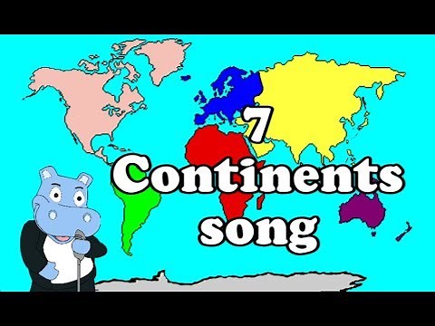 7 Continents song for children