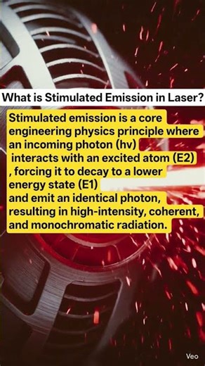 What is Stimulated Emission in Laser? #engineeringphysics #laser#unit1 #physicsnotes #physics