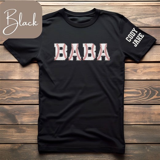 Baba Baseball T-shirt, T-ball Baba Shirt, Baseball Baba Sweatshirt, Personalized Baba Sweatshirt, Baba Gift, Baba Tshirt, Baseball Baba Gift - Etsy