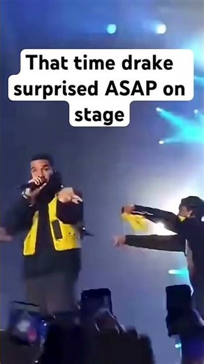 When drake pulled up to ASAPs show 🔥🔥