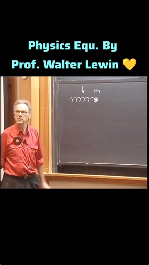 Physics Equation By Prof. Walter Lewin ❤️ #motivation #science #physics #walterlewin