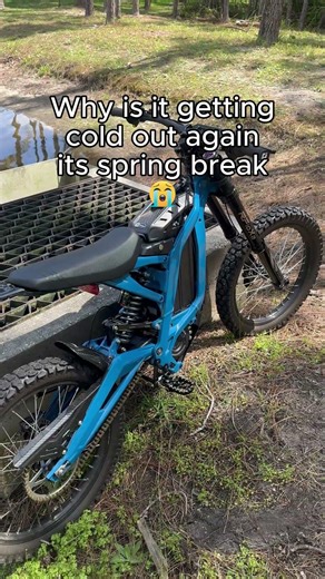 Bro its spring break why is it back in the 50's 😭