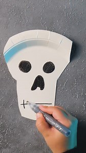 3.7K views | Cardboard Plates Turned Into a Creepy Skeleton for Halloween  | Handmade Heroes | Facebook