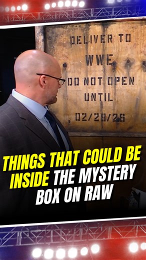 🔍 What’s inside the mystery box? All eyes are on Raw as this cryptic crate sparks wild speculation. 🤔👇 . . . #WWE #MysteryBox #Raw #ProWrestling #Speculation | Sportskeeda Wrestling