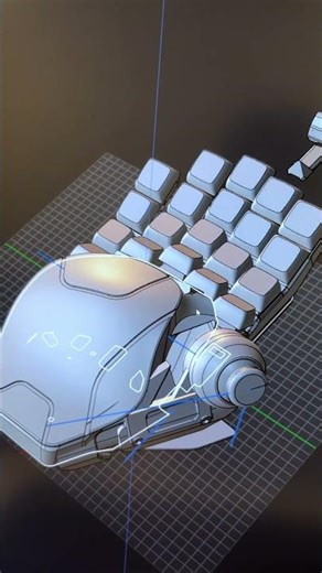 This Joystick Had to Come Back #customcontroller #analogjoystick #caddesign #plasticity3d