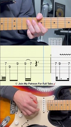 Voodoo Child - Jimi Hendrix Guitar Lesson + Tutorial #guitartabs #jimihendrix