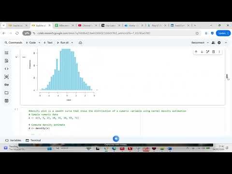 Explore histograms and density curves with R